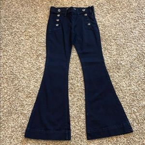 Wide leg jeans